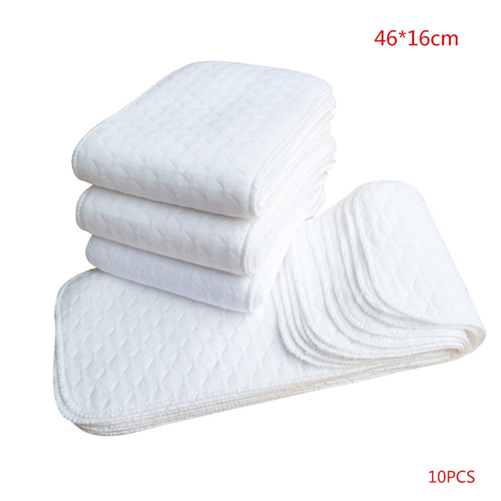 3 Layers Ecological Cotton Soft and Breathable  Reusable Washable Diapers