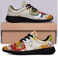 thumbnail image 3 of WeStVirginia Stte Fall Pumpkins Shoes Sneakers Black Size 4, 3 of 7