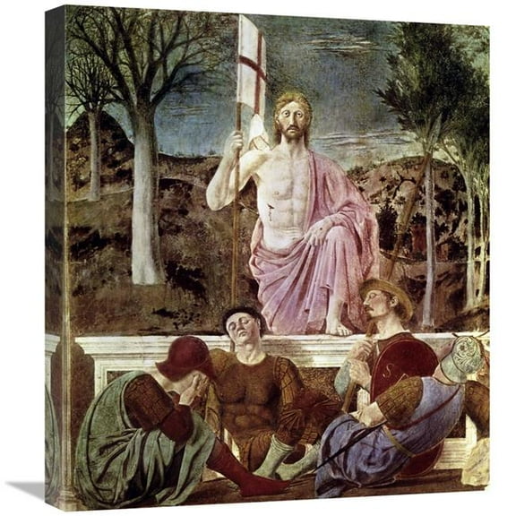 22 in. Resurrection Art Print - Piero Della Francesca