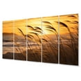 thumbnail image 2 of Designart "Sunrise Breeze on the Beach VIII" Nautical & Beach Metal Wall Décor Set, 2 of 5