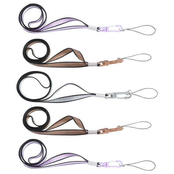 unbranded 5pcs Colored Men's and Women's Mobile Phone Chain Key Badge Certificate Lanyards