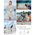 thumbnail image 5 of Farmhouse Flowers Beach Towels Oversized Super Absorbent, Pastoral Vintage Leaf Spring Summer Lightweight Bath Towel Quick Dry Sets For Bathroom/Pool/Rv Camping/Beach Play/Gym Room/Picnic 30"x60", 5 of 8