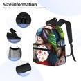thumbnail image 5 of Wukai Cute Poached Eggs Versatile Backpack:Spacious,Organized,Comfortable,Ideal for Travel and Everyday Use with Multiple Pockets and Padded Straps, 5 of 8