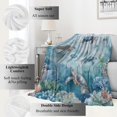 thumbnail image 2 of Flamingo Blanket Crown Flamingos Pink Throw Blankets,Birthday Gifts for Kids & Animal Lovers,Lightweight Soft Fleece for Sofa Couch Bed Room Travel Stylish Decor 50x60in, 2 of 5