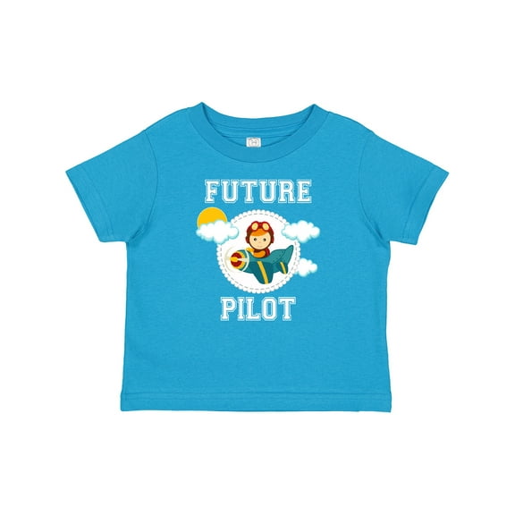Inktastic Future Pilot Airplane for Boys Boys Baby T-Shirt