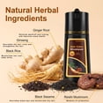 thumbnail image 3 of Instant Red Hair Dye Shampoo 3 in 1 for Women, Semi-Permanent Color Shampoo for Grey Hair Coverage, Ginger Extract Color Shade Shampoo Easy to Use, 16.9 fl oz[Dark Burgundy], 3 of 9