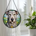 thumbnail image 4 of 89Bloom Irish Wolfhound Window Hanging Stained Glass, Irish Wolfhound Suncatchers for Windows Stained Glass, Stained Glass Dog suncatcher, Dog Stained Glass, 4 of 7