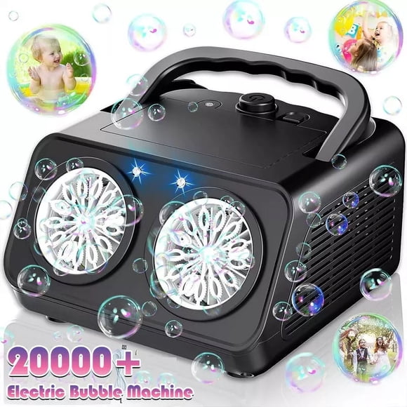 Machine à Bulles Portable avec Fonctionnalité Automatique, Bulles à Haut Débit pour des Moments Inoubliables, Souffleur de Bulles en Matériau ABS Durable, Parfait pour les Événements Intérieurs et Extérieurs