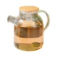 thumbnail image 1 of Suncoda Water Bottle, Large Capacity Steel Cap Four Seasons Pot Household High Borosilicate Glass Cool White Water Pot Transparent Glass Cold Water Pot, 1 of 2