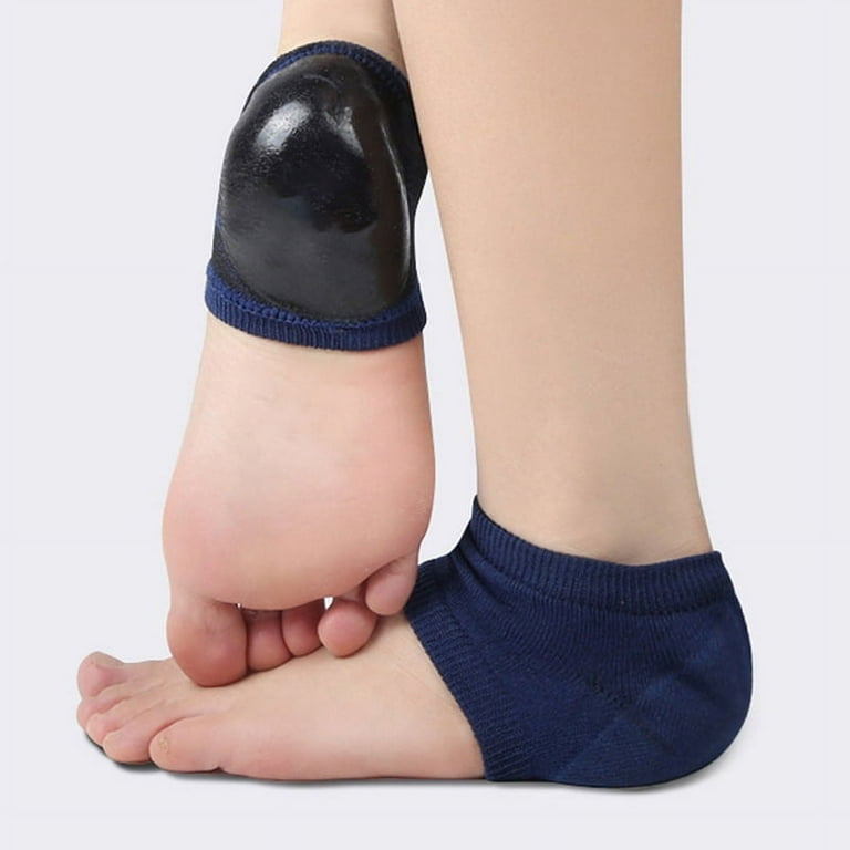 Gel Silicone Heel Protector Sleeve Heel Pads Heel Cups Plantar Fasciitis Support Feet Care Skin Repair Cushion Half yard Socks Walmart