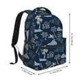 thumbnail image 2 of Fotbe Hawaii Palms Pattern Casual Backpack for School, Travel, and Outdoor Activities - Durable, Lightweight, and Comfortable, 2 of 5