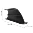 thumbnail image 2 of Milisten 1 Pair Black ABS Carbon Fiber Pattern Front Aerodynamic Winglets Improves Driving Performance 6.7x3.9x1.2in, 2 of 8