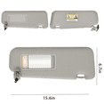 thumbnail image 2 of Car Sun Visor Replacement Parts For Mazda CX-9 2010-2015,OE: TDY1-69-320,Left Driver Side Right Passenger Side Sun Visor-beige-right, 2 of 6