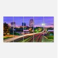 thumbnail image 2 of Winston Salem North Carolina - Cityscape Canvas Print, 2 of 3