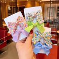 thumbnail image 3 of Fresh Floral Bow Hair Clip Duckbill Clip Cute Bangs Clip Hair Accessories Topwoner 2Pcs, 3 of 13