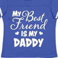 thumbnail image 4 of Inktastic My Best Friend is My Daddy with Hearts Boys or Girls Toddler T-Shirt, 4 of 5