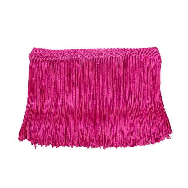 Maoww costumes de Scène Doublés de polyester à Franges 10cm, Rideaux, Tapis, Accessoires Décoratifs en Dentelle