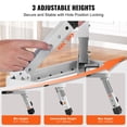 thumbnail image 2 of Escalera VEVOR, 1 peldaño, plegable, acero, capacidad 150 kg, 2 of 9