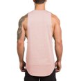 thumbnail image 3 of Big And Tall Shirt for Men Muscle Tank T shirt Singlet Vest Bodybuilding Men's Sleeveless Gyms Fitness Top Men's blouse, 3 of 4