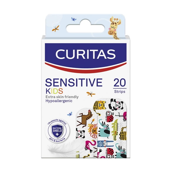 Venditas adhesivas Curitas sensitive piel sensible kids 20 pzs