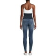 thumbnail image 3 of Time and Tru Women’s Maternity Skinny Jeans with Full Panel, 3 of 6