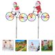 thumbnail image 2 of 2pcs Navidad jardín molino de viento muñeco de nieve Santa rueda viento Spinner patrón aleatorio, 2 of 6