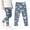 D Blue, variant on Spring Summer Girls Printed Pants, High Waist Stretchy Soft Tights Kids Leggings For School Wearing Blue 6T