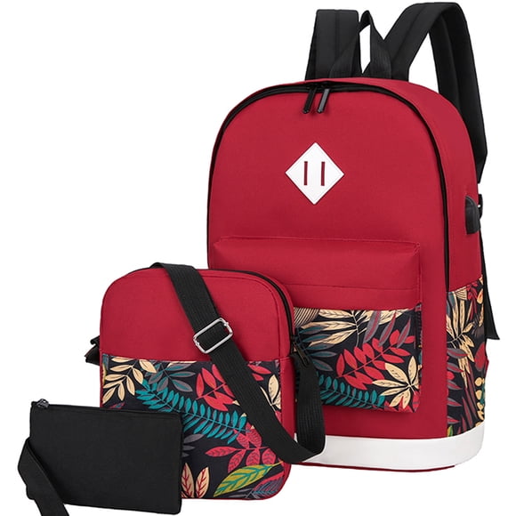 Mochilas Backpack Shendy Vendy Impermeable Puerto Usb Set 3pzs