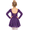 Z_dark Purple, variant on Arshiner Kids Girls Classic Long Sleeve Leotard Dance Ballet Dress,6-7Y,Black