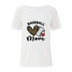 thumbnail image 3 of Blusa con estampado de cuello Rounk informal para mujer con estilo, camiseta de manga corta ahuecada, Tops de verano OAVQHLG3B Store  lin121212, 3 of 4