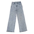 thumbnail image 6 of JUSLIO Womens Jeans,High Waist Rhinestone Stretch Straight Leg Full Length Denim Jeans, 6 of 6