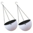 thumbnail image 6 of Masteelf 4 Pcs  Chlorophytum Flower Pot Balcony Hanging Flower Pot Hanging Flower Holder, 6 of 8