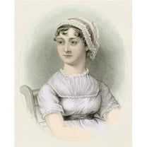 Jane Austen 1775 to 1817 English Novelist Poster Print