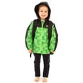thumbnail image 2 of Minecraft Manteau Imperméable à Capuchon Creeper pour Garçons, 2 of 6