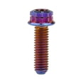 thumbnail image 4 of Wanyifa Titanium Flange 12 Point M6 x10 15 20 25 30 35 40 45 50mm Screw Bolt,M6x20mm,Blue,4 Pcs, 4 of 7