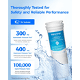 thumbnail image 6 of 2 Pack Waterdrop 836848 Replacement for Fisher & Paykel 836848 Refrigerator Water Filter, 6 of 9