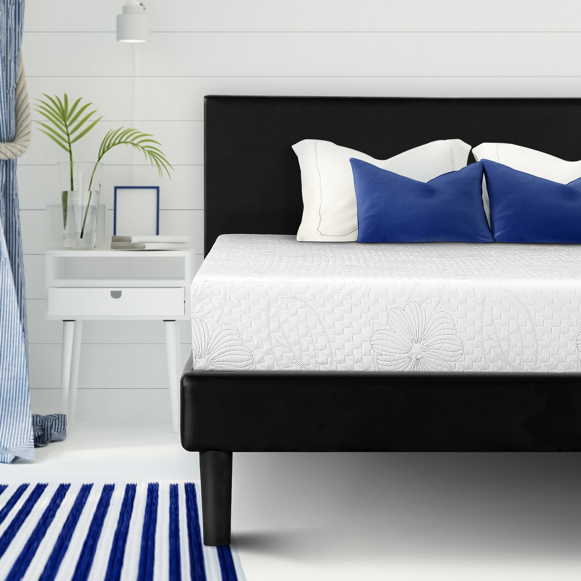 GrandRest 8" Adult True Comfort Gel Memory Foam Mattress, Firm, Full