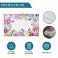 thumbnail image 6 of Easter Flowers Placemats Set of 4, Eggs Spring Colorful Tulips Daisy Berries Placemats for Dining Table, Place Mats for Kitchen Tabletop, Waterproof Wipeable Dining Table Mats Set, 6 of 9