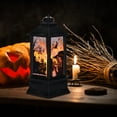 thumbnail image 3 of Halloween Decoration Props Led Candles Light Vintage Castle Bats Pumpkin Lantern Flame Lamp Scary Halloween Party Supplies, 3 of 10