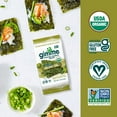 thumbnail image 2 of Gimme Seaweed Premium Organic Seaweed Snacks, Extra Virgin Olive Oil- 0.17oz (6 pack), 2 of 10