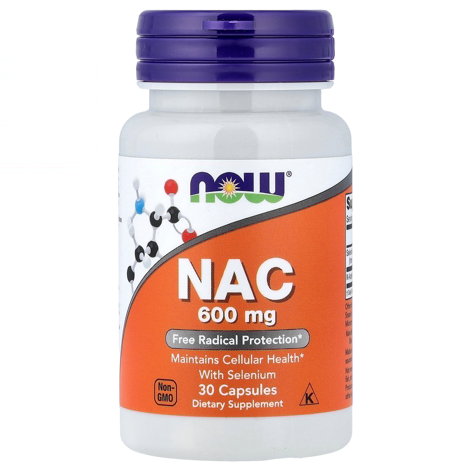 NOW Foods NAC With Selenium, 30 Capsules