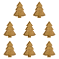 thumbnail image 1 of Bandeja de madera para servir de Navidad, plato de bandeja de árbol para el hogar (árbol puntiagudo dividido), 1 of 2