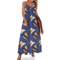 thumbnail image 1 of Vestido azul sin mangas con salchichas a la barbacoa australianas Vestido mujer Vestidos de mujer, 1 of 7