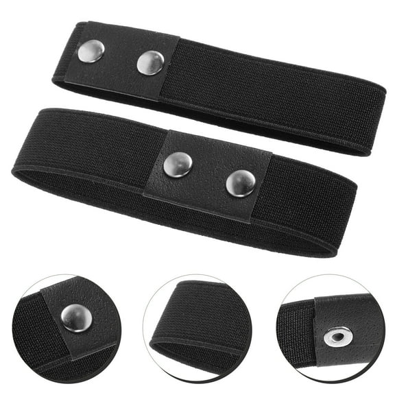 PTOOTP 2Pcs Elastic Shoe Straps for Women, Comfortable PU Material, Simple Style, and Adjustable Fit