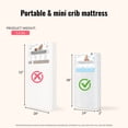 thumbnail image 3 of Dream on Me, 3" Infant & Toddler Coil Mini/Portable Crib Innerspring Mattress, 3 of 7
