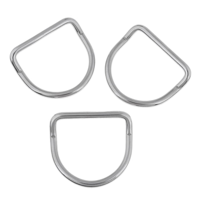 Profeisonales Anillos de material acero Inoxidable de Buceo, Cintas Sujetadores para Natación, Clips de Aseguración de Natación shamjiam Scuba Diving Ring