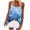 Blue, variant on Drses Tank Top for Women Spaghetti Strap Camisole Summer Scoop Neck Loose Fit Casual Sleeveless Shirts Top