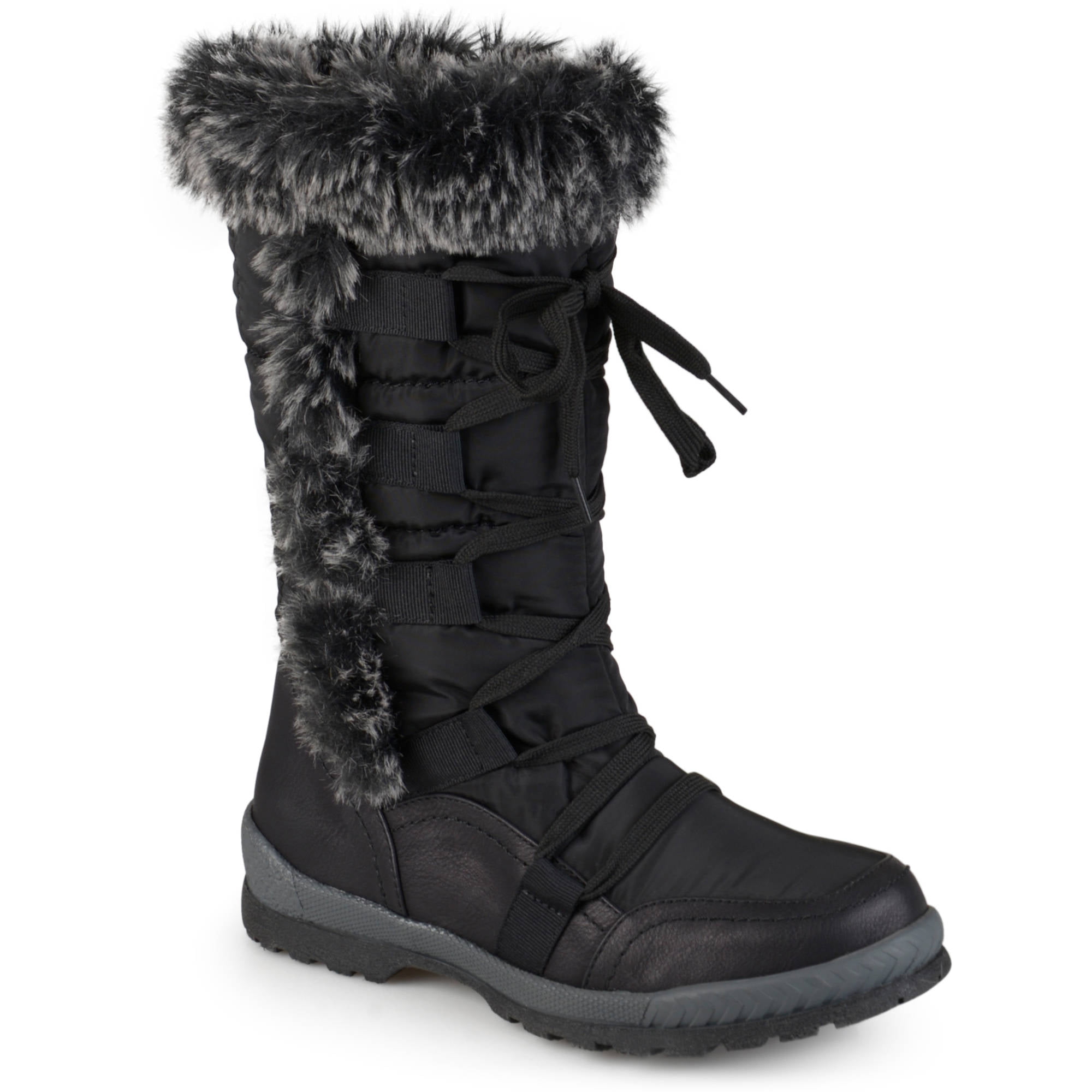 Brinley Co. - Women's Cold Weather Faux Fur Boots - Walmart.com