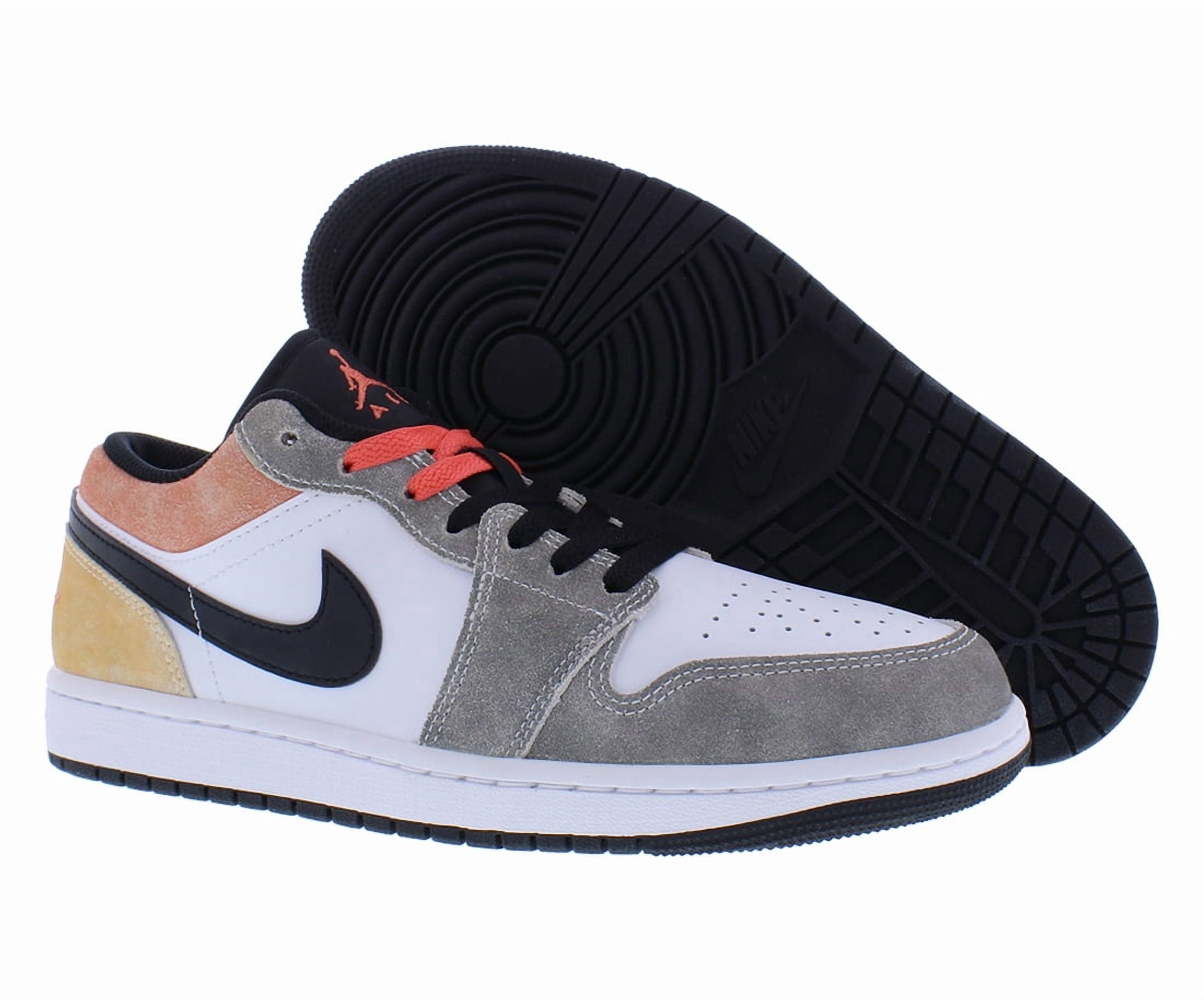 Men's Jordan 1 Low SE "Flight Club" Black/Sundial-Magic Ember (DX4334 008) - 13