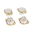 thumbnail image 3 of 4PC 8 Pin Ceramic Socket Tube Top Vacuum Octal Value For KT88 EL34 6V6 6650 274B, 3 of 5